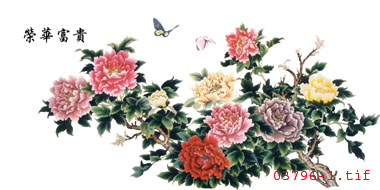 榮華富貴刺繡畫(huà)  傳統(tǒng)刺繡圖案  傳統(tǒng)蘇繡圖案