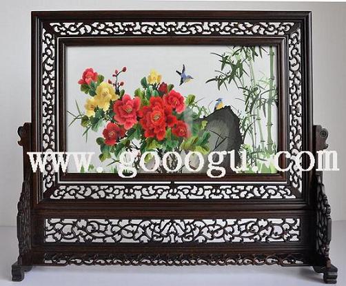 滿園春色，蘇州刺繡，蘇繡精品雙面繡