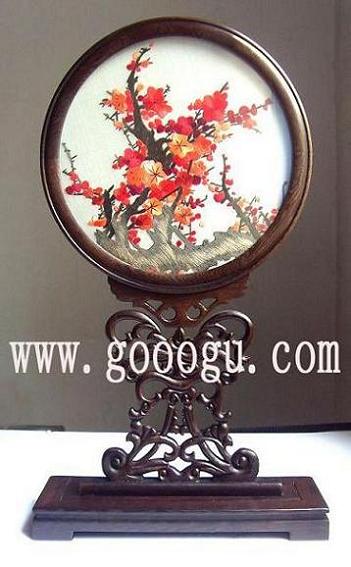 梅花雙面繡，梅花蘇繡，蘇州刺繡梅花