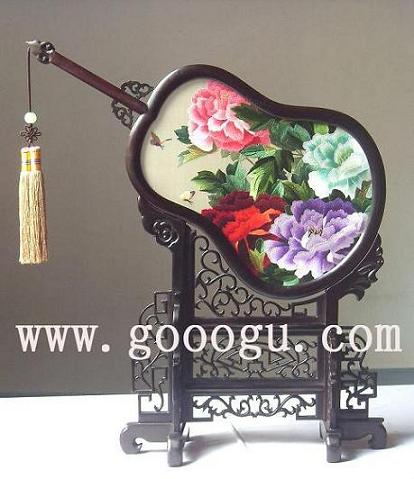 高檔牡丹雙面繡， 雙面繡精品 ，蘇繡精品