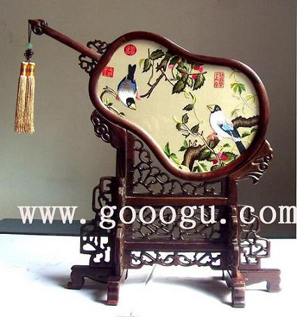 花鳥雙面繡，花鳥蘇州刺繡，蘇州刺繡精品