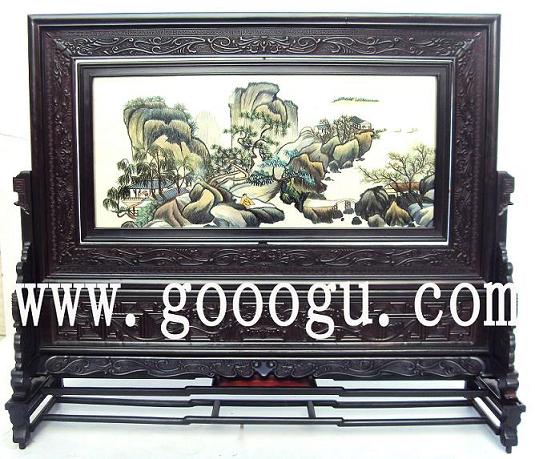 山水蘇繡雙面繡，蘇州雙面繡精品，蘇繡精品欣賞