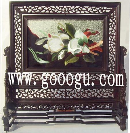 花卉蘇繡題材欣賞，手工刺繡精品欣賞，雙面繡精品圖案
