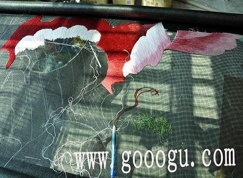 琉璃工坊屏風(fēng)、網(wǎng)格刺繡屏風(fēng)、蘇州刺繡隔斷，純手工繡高檔隔斷