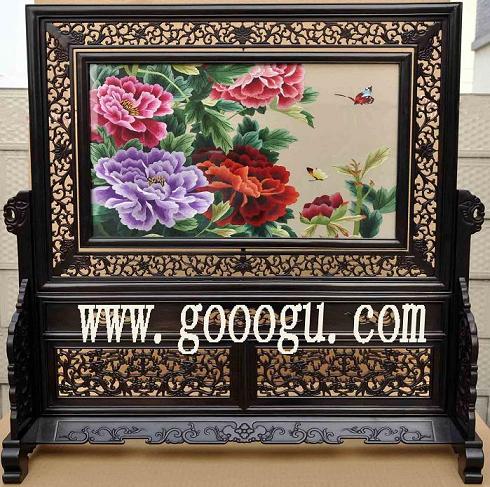 蘇州刺繡（蘇繡），雙面繡擺件，高檔手工雙面繡