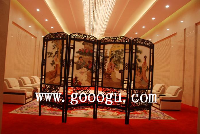 昆山高鐵刺繡屏風(fēng)：蘇繡屏風(fēng)，仕女刺繡屏風(fēng)，雙面繡屏風(fēng)