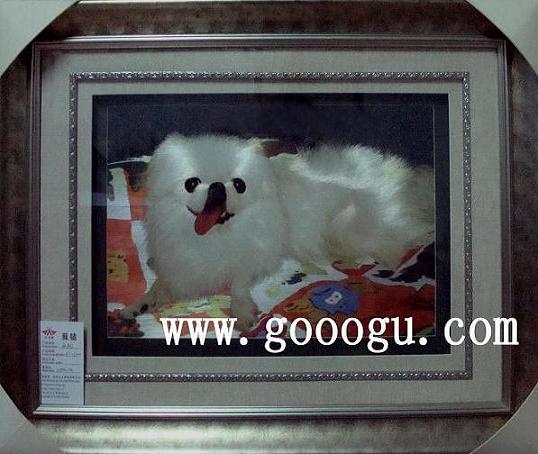 寵物刺繡畫 手工刺繡訂做 蘇繡