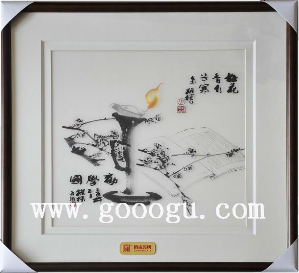 刺繡精品裝飾畫，室內(nèi)裝修畫，值的收藏的裝飾畫