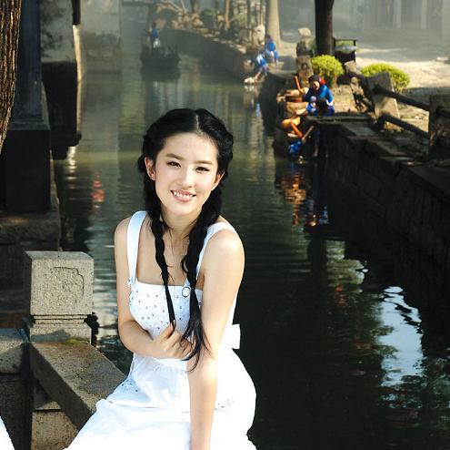 劉亦菲，明星，太湖，旅游，蘇繡