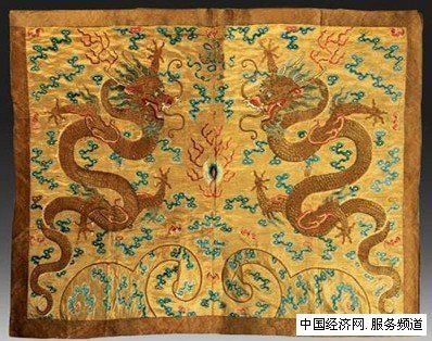 龍袍刺繡，蘇繡龍袍畫，蘇繡精品，蘇繡收藏品，嬌古蘇繡