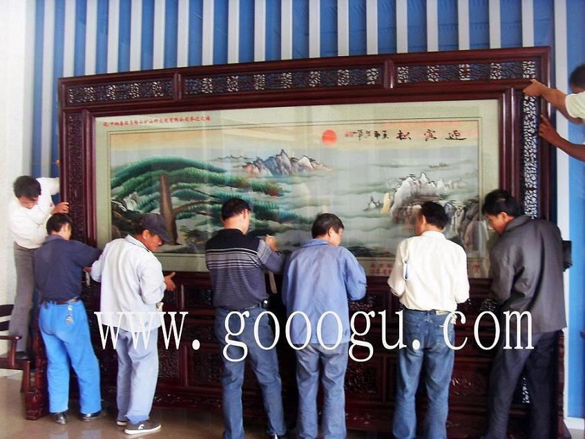 雙面繡屏風(fēng)，刺繡屏風(fēng)，落地屏風(fēng)