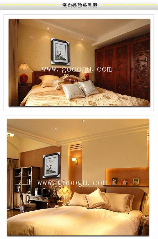 臥室裝飾效果圖、典雅大方！
